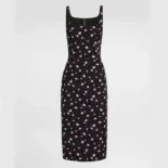 Dolce Gabbana D&G Women Carnations-Print Sheath Dress