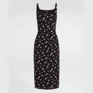 Dolce Gabbana D&G Women Carnations-Print Sheath Dress