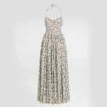 Dolce Gabbana D&G Women Small Floral-Print Poplin Dress