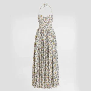 Dolce Gabbana D&G Women Small Floral-Print Poplin Dress
