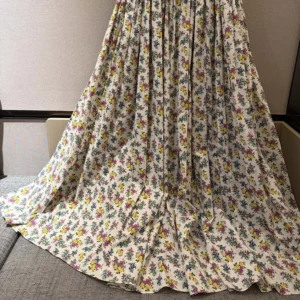 Dolce Gabbana D&G Women Small Floral-Print Poplin Dress