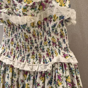 Dolce Gabbana D&G Women Small Floral-Print Poplin Dress