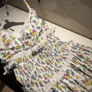 Dolce Gabbana D&G Women Small Floral-Print Poplin Dress