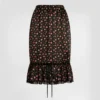 Dolce Gabbana D&G Women Small Rose-Print Skirt With Flounce 12 Dolce Gabbana D&G Women Small Rose-Print Skirt With Flounce
