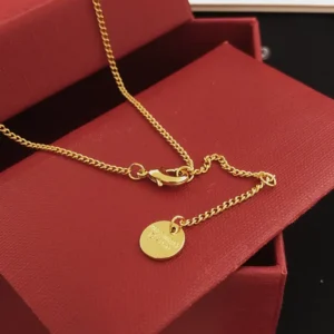 Fendi Women Forever Fendi Necklace Gold-colored and Black Metal