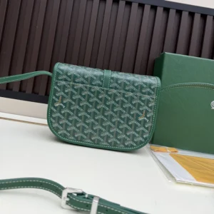 Goyard Unisex Belvedere Mm Bag-Green BELVE3MMLTY09CG09P