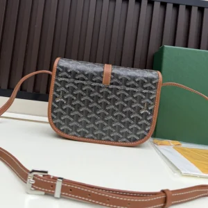 Goyard Unisex Belvedere Mm Bag-Tan BELVE3MMLTY01CG03P