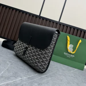 Goyard Unisex Coursier Messenger Bag-Black COURSIMMLTY01CL01P