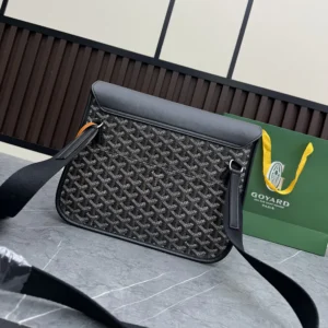 Goyard Unisex Coursier Messenger Bag-Black COURSIMMLTY01CL01P