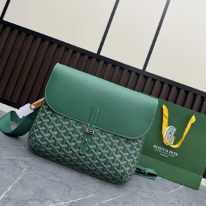 Goyard Unisex Coursier Messenger Bag-Green COURSIMMLTY09CL09P