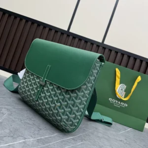 Goyard Unisex Coursier Messenger Bag-Green COURSIMMLTY09CL09P