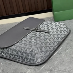 Goyard Unisex Coursier Messenger Bag-Grey COURSIMMLTY51CL51P
