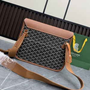 Goyard Unisex Coursier Messenger Bag-Tan COURSIMMLTY01CL03P