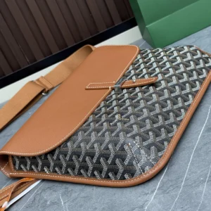 Goyard Unisex Coursier Messenger Bag-Tan COURSIMMLTY01CL03P