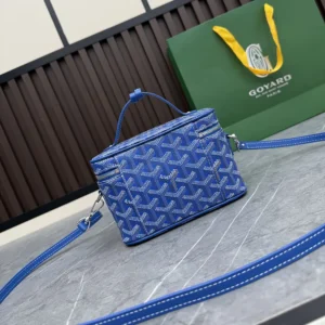 Goyard Unisex Muse Mini Vanity-Blue MUSEVAMINTY10CL10P