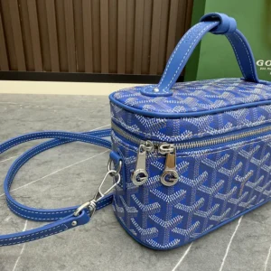 Goyard Unisex Muse Mini Vanity-Blue MUSEVAMINTY10CL10P