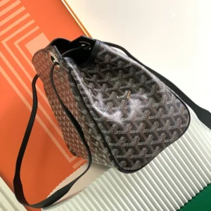 Goyard Unisex Rouette Souple Bag-Black ROUETTPMLTY01CL01P