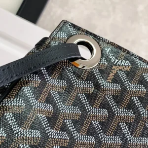 Goyard Unisex Rouette Souple Bag-Black ROUETTPMLTY01CL01P