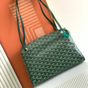Goyard Unisex Rouette Souple Bag-Green ROUETTPMLTY09CL09P
