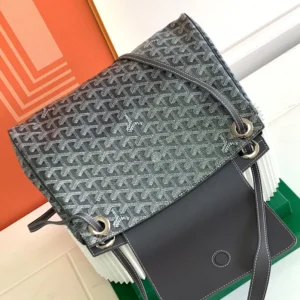 Goyard Unisex Rouette Souple Bag-Grey ROUETTPMLTY51CL51P