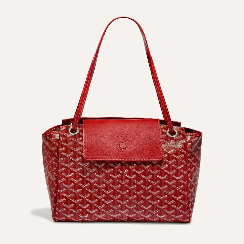Goyard Unisex Rouette Souple Bag-Red ROUETTPMLTY02CL02P