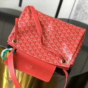 Goyard Unisex Rouette Souple Bag-Red ROUETTPMLTY02CL02P