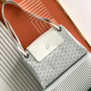 Goyard Unisex Rouette Souple Bag-White ROUETTPMLTY50CL50P
