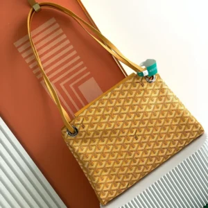 Goyard Unisex Rouette Souple Bag-Yellow ROUETTPMLTY08CL08P