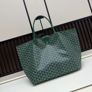 Goyard Unisex Saint Louis Gm Bag-Green STLCROGMLTY09CL09P