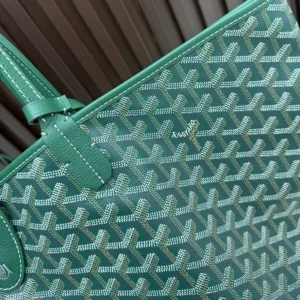 Goyard Unisex Saint Louis Gm Bag-Green STLCROGMLTY09CL09P