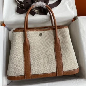 Hermes Women Garden Party 36 Bag-Brown H066781CKAU