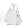 Loewe Unisex Compact Hammock Bag in Soft Grained Calfskin-White 11 Loewe Unisex Compact Hammock Bag in Soft Grained Calfskin-White