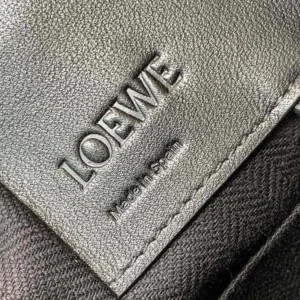 Loewe Unisex Compact Hammock Bag in in Classic Calfskin-Black