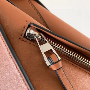 Loewe Unisex Compact Hammock Bag in in Classic Calfskin-Tan