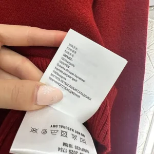 Miu Miu Women Cashmere Crew-Neck Sweater-Red