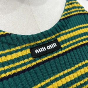Miu Miu Women Cotton Knit Top-MMV345185JF0422