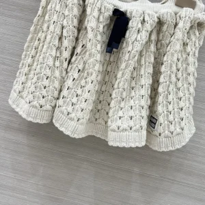 Miu Miu Women Cotton Miniskirt-White MMG5881847F0018