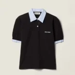Miu Miu Women Cotton Piqué Polo Shirt-MJN5551843