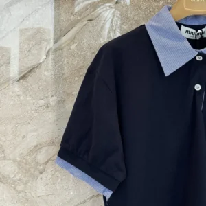 Miu Miu Women Cotton Piqué Polo Shirt-MJN5551843