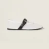 Miu Miu Women Mesh Fabric Ballerinas 5F373E099F0009