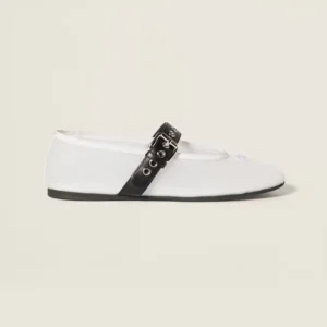 Miu Miu Women Mesh Fabric Ballerinas 5F373E099F0009