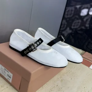 Miu Miu Women Mesh Fabric Ballerinas 5F373E099F0009