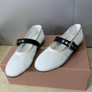Miu Miu Women Mesh Fabric Ballerinas 5F373E099F0009