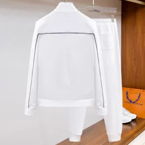 Prada Men Sweatshirt with Re-Nylon Details-White