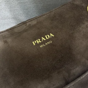 Prada Women Carry Medium Suede Tote Bag 1BG6412G6D