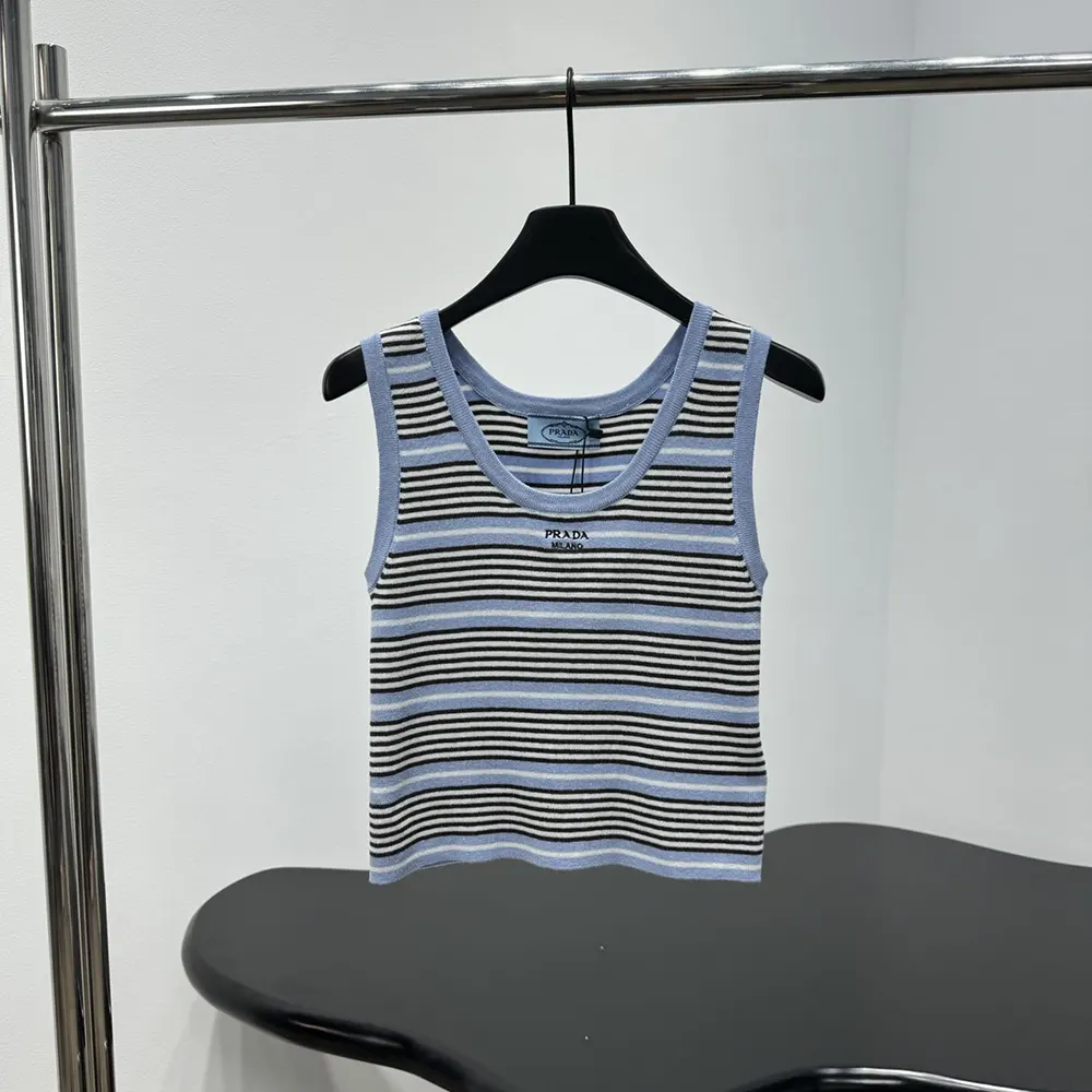 Prada Women Cotton Knit Tank Top P29C0619IMF061M