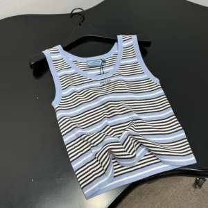 Prada Women Cotton Knit Tank Top P29C0619IMF061M