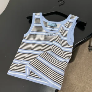 Prada Women Cotton Knit Tank Top P29C0619IMF061M