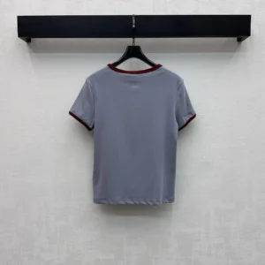 Prada Women Cotton T-Shirt-Light Blue 3965819A6F0OBD