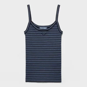 Prada Women Cotton Top-Blue P29C0719C7F0OBM